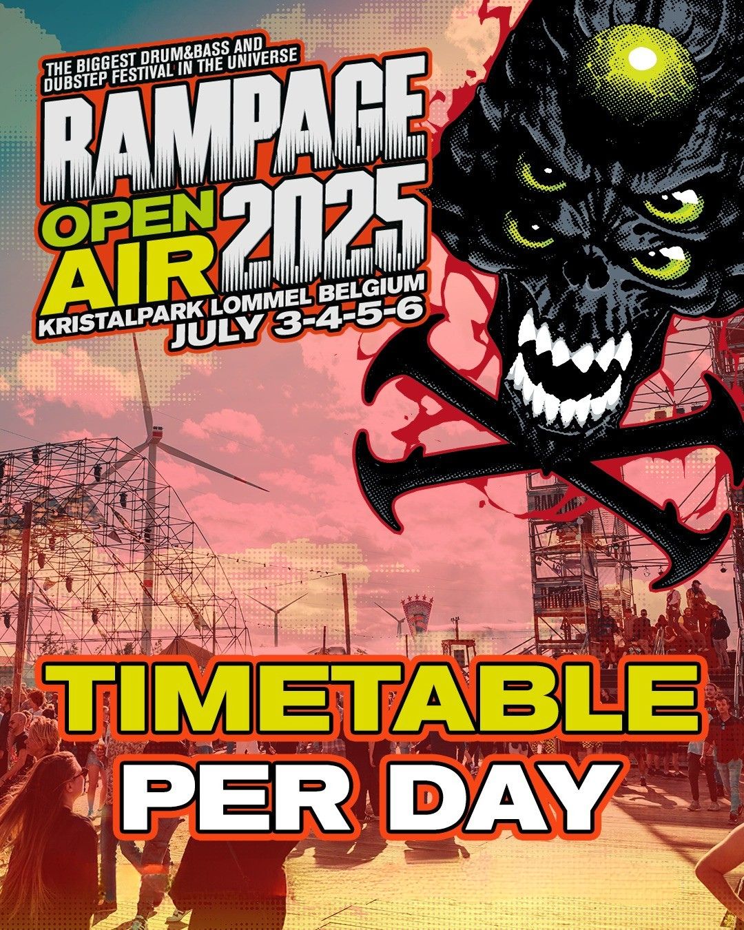 TIMETABLE RAMPAGE OPEN AIR 2025