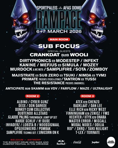 FULL LINE-UP FOR RAMPAGE WEEKEND 2026